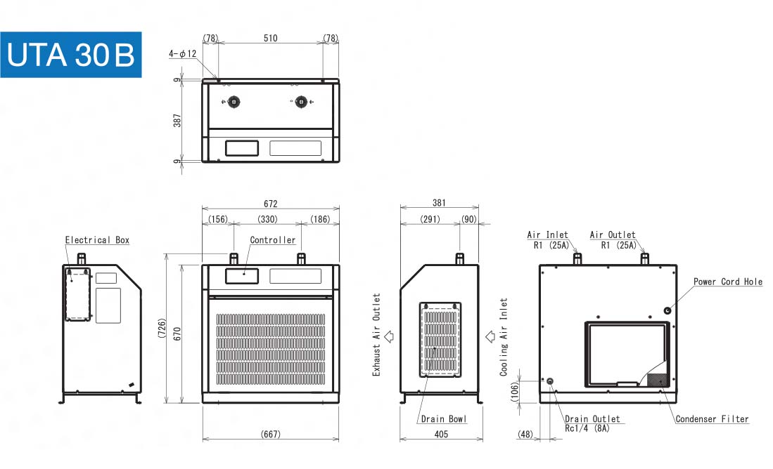 Máy sấy khí Orion Iron UTA 30B