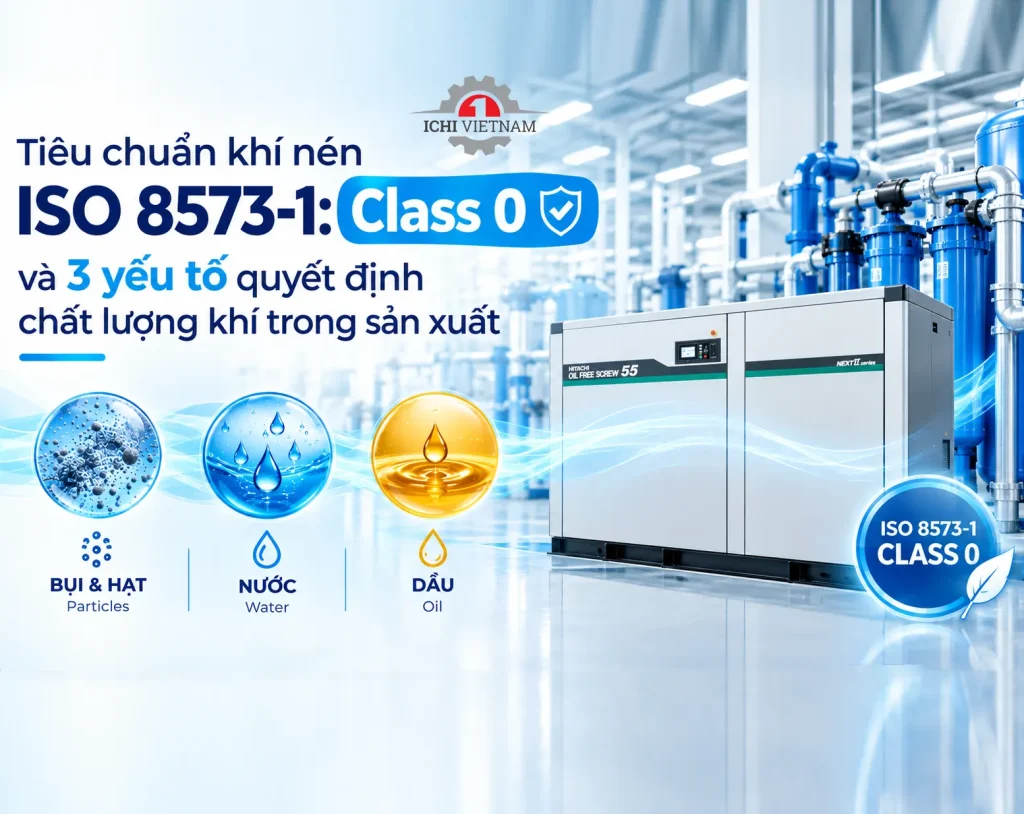 Tiêu chuẩn khí nén ISO 8573-1 _ Zalo/ Hotline: 0988.567.645