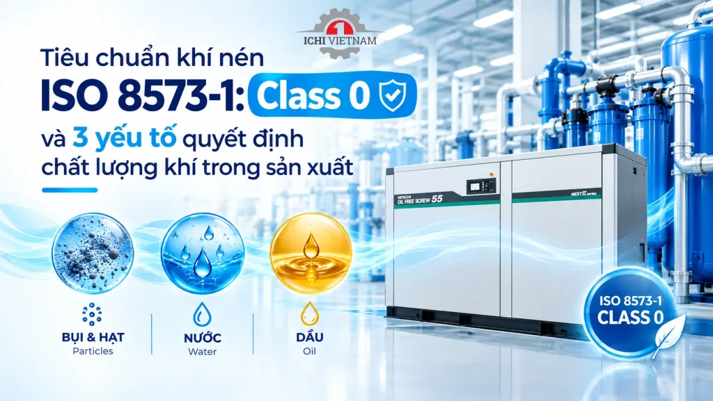 Tiêu chuẩn khí nén ISO 8573-1 _ Zalo/ Hotline: 0988.567.645